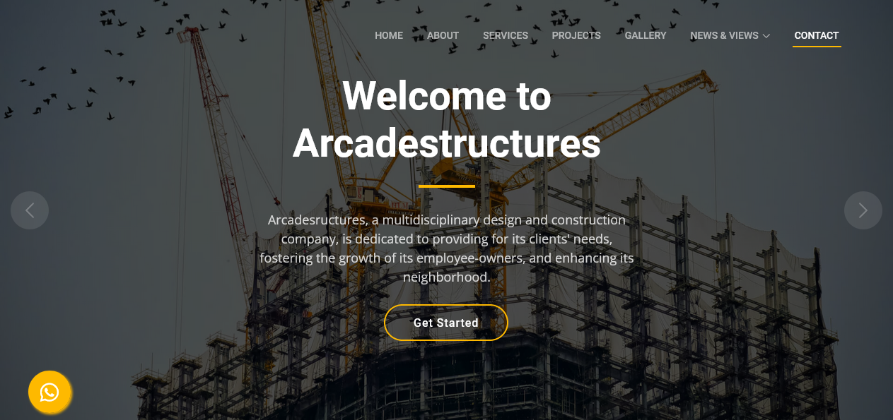 Arcadestructures web page